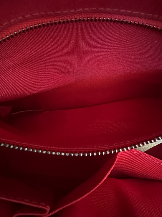 Christian Louboutin Morrigan Medium Capra Stone Leather Shoulder Bag NWT & COA - Picture 11 of 16